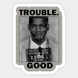 Vintage Good Trouble John Lewis Sticker